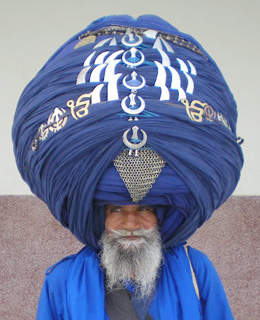 Avtar singh Mauni World heaviest and longest turban, Amritsar