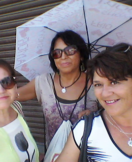 Travel Astu Guests Brunil Elvira, Rebeca viviana and Veronica Angelina from Chile in Delhi