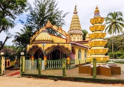 Hermoso Templo Hindu Goa
