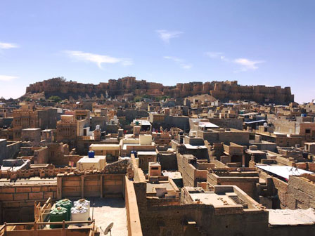 Jaisalmer Fort View from City