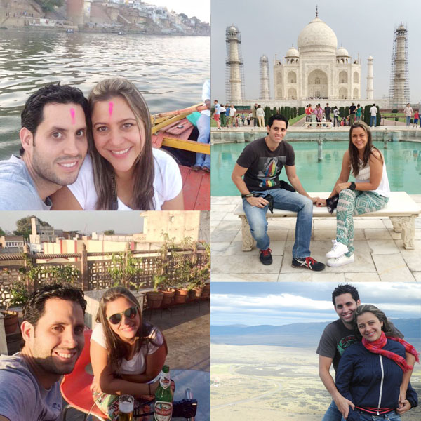 Juan Camilo Restrepo y Ana Maria viajes India con Travel Astu