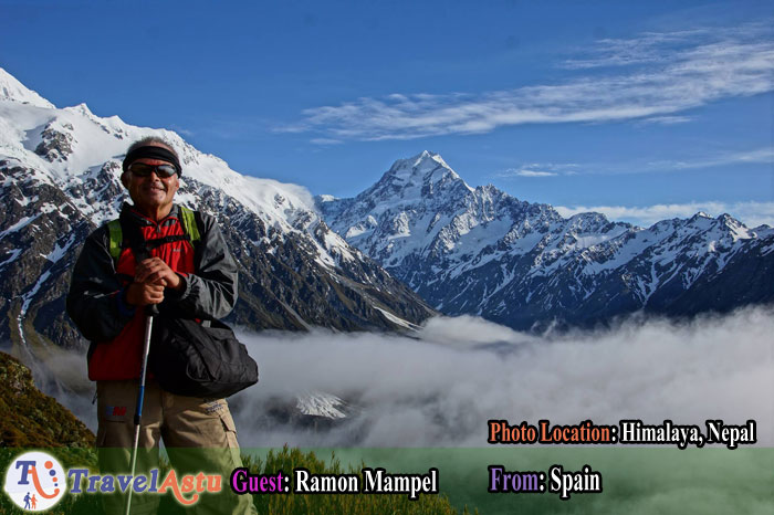 Astu Travel invitados Ramon desde Spain en Nepal