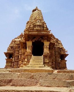 Beautiful temple of Khajuraho