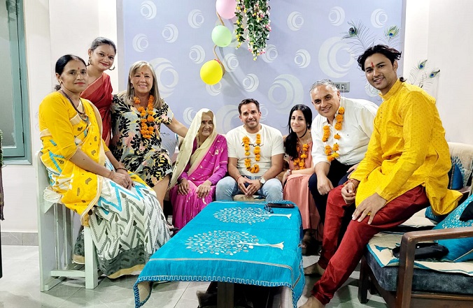 encuentro con familia hindu en India