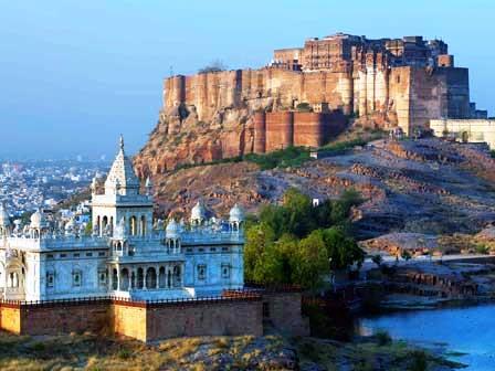 La fortaleza de Mehrangarh y mausoleo de Jaswant Thada, Jodhpur