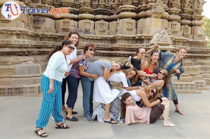 TravelAstu grupo desde Mexico en Khajuraho
