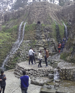 Fountain in Nek chand Rock Garden Chandigarh