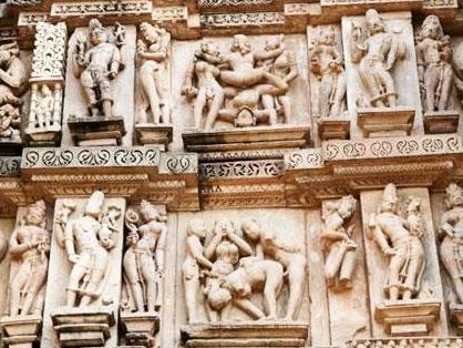 templos de khajuraho escultura