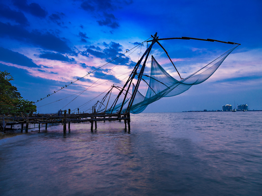 Redes de pesca chinas, Cochin